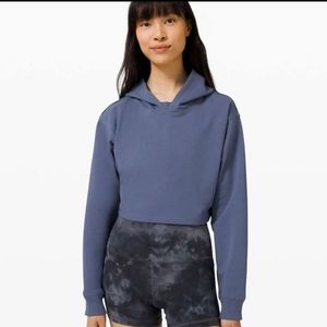 All yours cropped hoodie